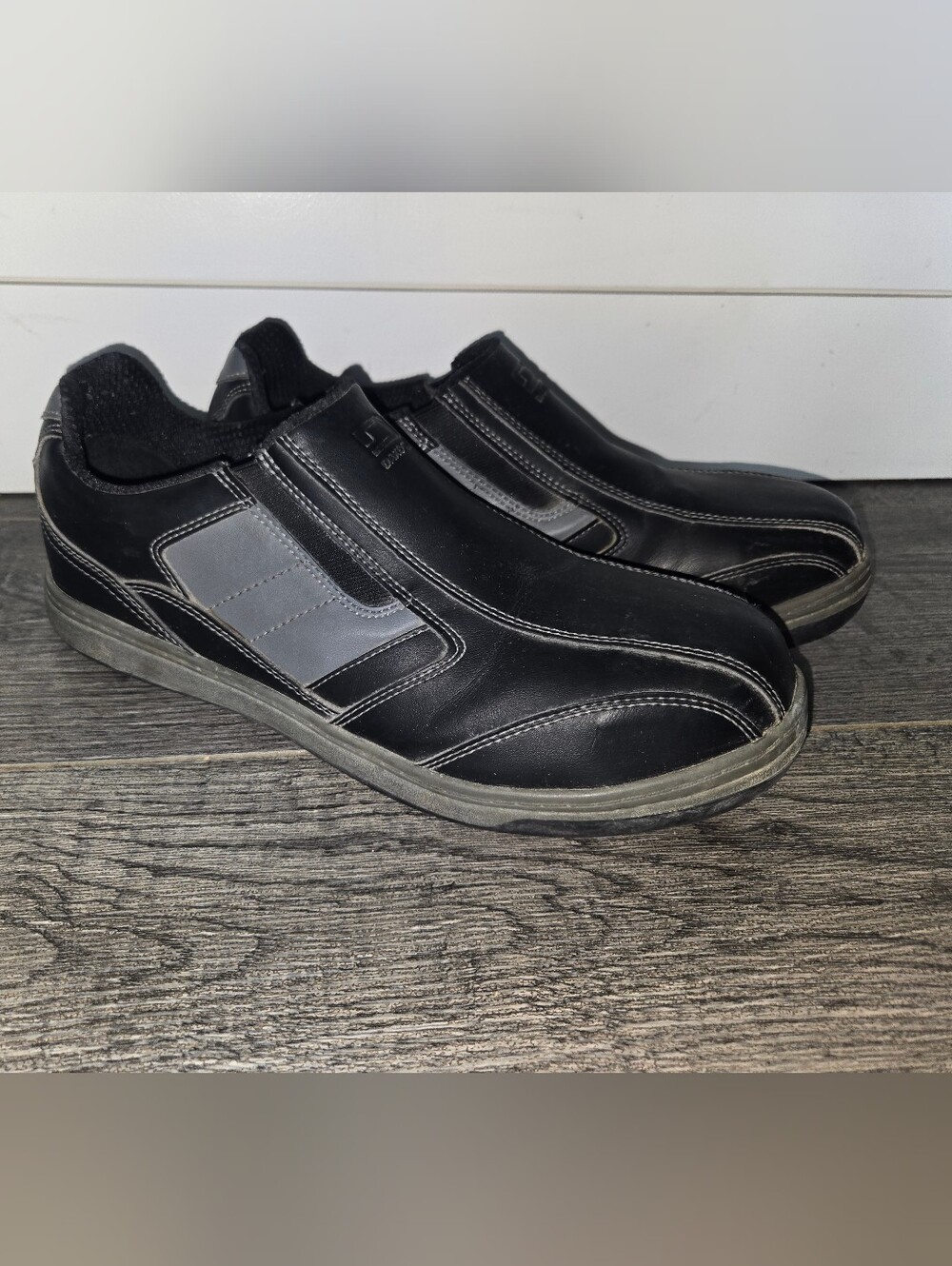 Mens Dakota's Street Casual Slip-On STEEL-TOE Work Shoes